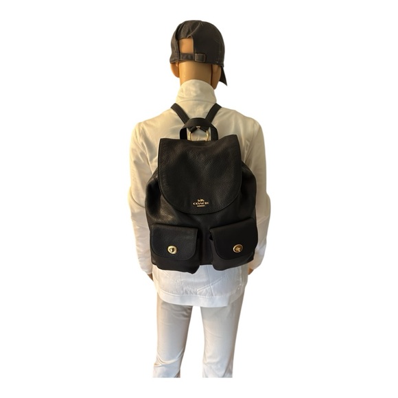 Coach NWOT Billie pebble backpack in Midnight - Picture 13 of 13